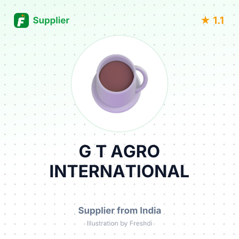 G T AGRO INTERNATIONAL – summary card, no photo uploaded yet