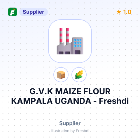 G.V.K MAIZE FLOUR KAMPALA UGANDA – summary card, no photo uploaded yet