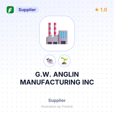 G.W. ANGLIN MANUFACTURING INC – summary card, no photo uploaded yet