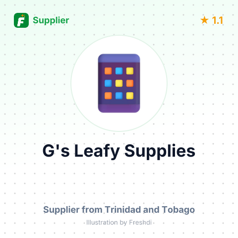 G's Leafy Supplies  – summary card, no photo uploaded yet