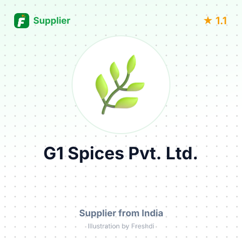 G1 Spices Pvt. Ltd.  – summary card, no photo uploaded yet