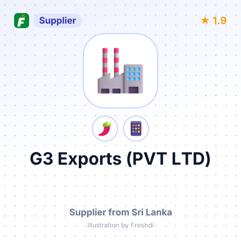 G3 Exports (PVT LTD)  – summary card, no photo uploaded yet