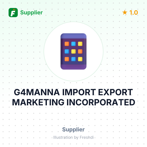 G4MANNA IMPORT EXPORT MARKETING INCORPORATED – summary card, no photo uploaded yet