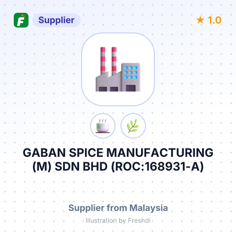GABAN SPICE MANUFACTURING (M) SDN BHD (ROC:168931-A) – summary card, no photo uploaded yet