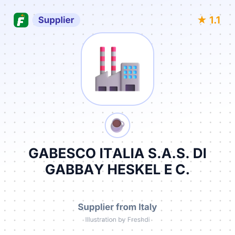 GABESCO ITALIA S.A.S. DI GABBAY HESKEL E C. – summary card, no photo uploaded yet
