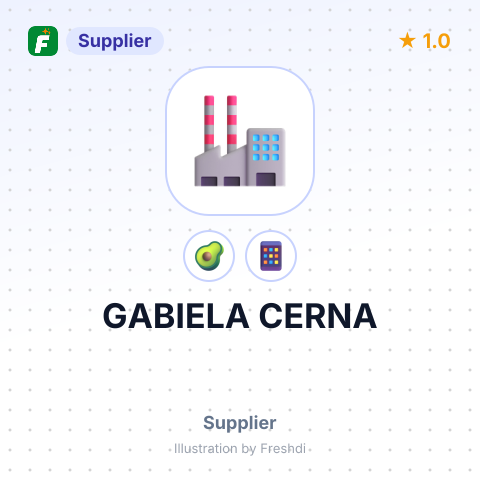GABIELA CERNA – summary card, no photo uploaded yet