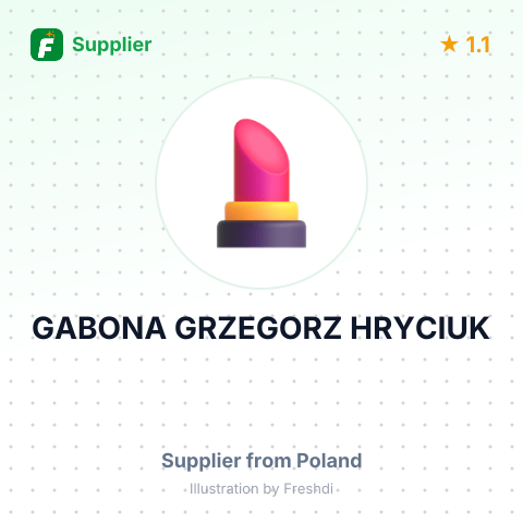 GABONA GRZEGORZ HRYCIUK – summary card, no photo uploaded yet