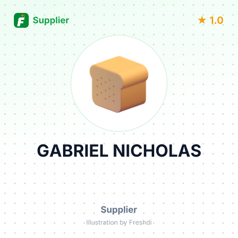 GABRIEL NICHOLAS – summary card, no photo uploaded yet