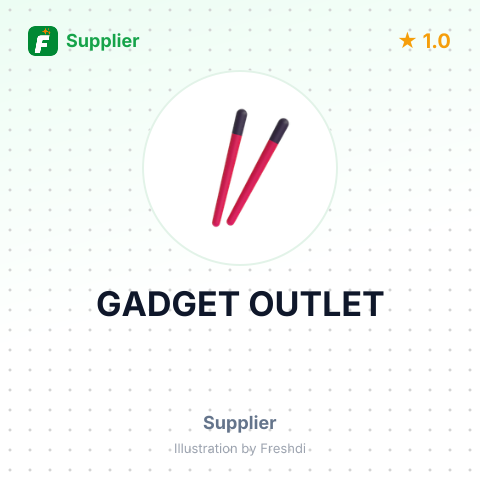 GADGET OUTLET – summary card, no photo uploaded yet