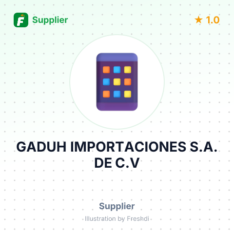 GADUH IMPORTACIONES S.A. DE C.V – summary card, no photo uploaded yet