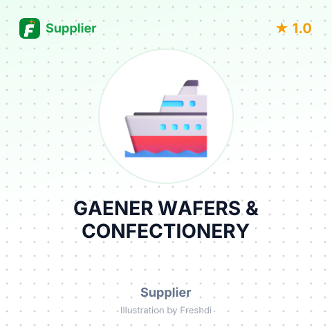 GAENER WAFERS & CONFECTIONERY – summary card, no photo uploaded yet
