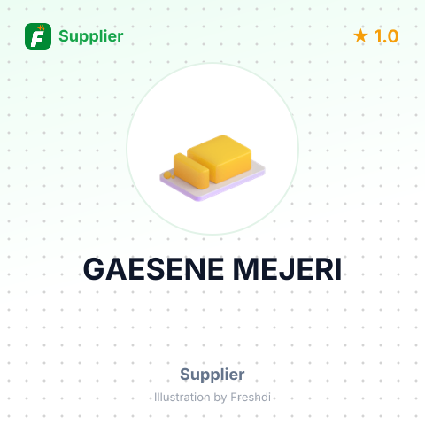 GAESENE MEJERI – summary card, no photo uploaded yet
