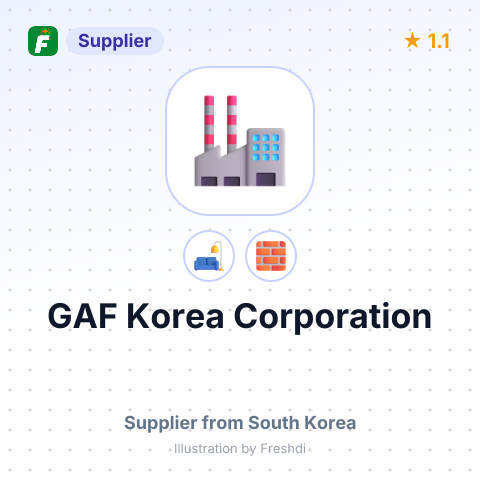 GAF Korea Corporation – summary card, no photo uploaded yet