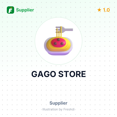 GAGO STORE – summary card, no photo uploaded yet