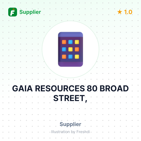 GAIA RESOURCES 80 BROAD STREET, – summary card, no photo uploaded yet