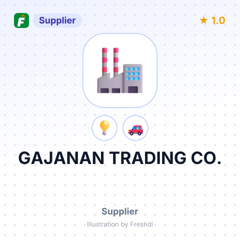 GAJANAN TRADING CO. – summary card, no photo uploaded yet