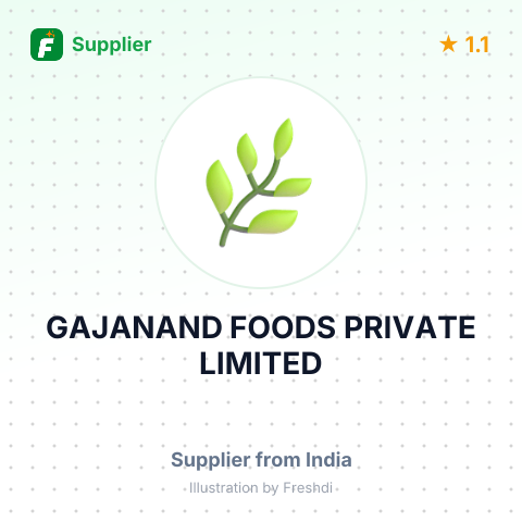 GAJANAND FOODS PRIVATE LIMITED – summary card, no photo uploaded yet