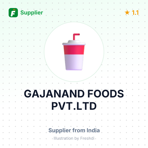 GAJANAND FOODS PVT.LTD – summary card, no photo uploaded yet