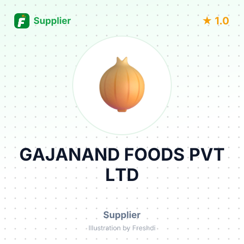 GAJANAND FOODS PVT LTD – summary card, no photo uploaded yet