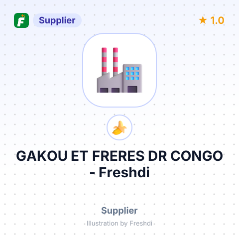 GAKOU ET FRERES DR CONGO – summary card, no photo uploaded yet