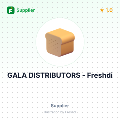 GALA DISTRIBUTORS – summary card, no photo uploaded yet