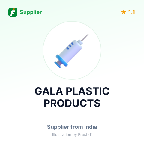 GALA PLASTIC PRODUCTS – summary card, no photo uploaded yet