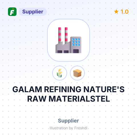 GALAM REFINING NATURE'S RAW MATERIALSTEL – summary card, no photo uploaded yet