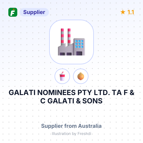 GALATI NOMINEES PTY LTD. TA F & C GALATI & SONS – summary card, no photo uploaded yet