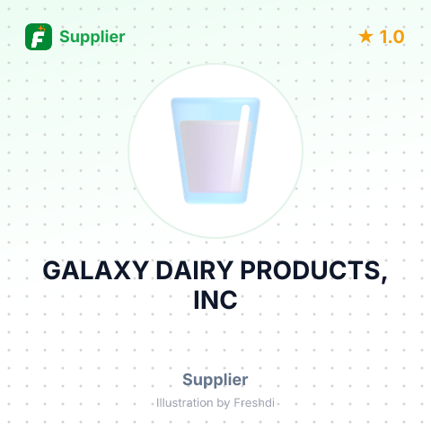 GALAXY DAIRY PRODUCTS, INC – summary card, no photo uploaded yet