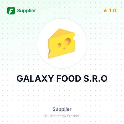 GALAXY FOOD S.R.O – summary card, no photo uploaded yet