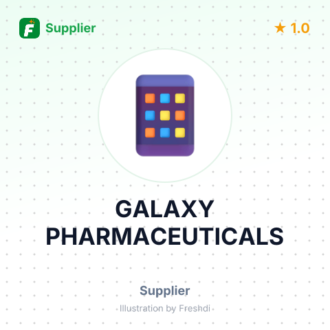GALAXY PHARMACEUTICALS – summary card, no photo uploaded yet