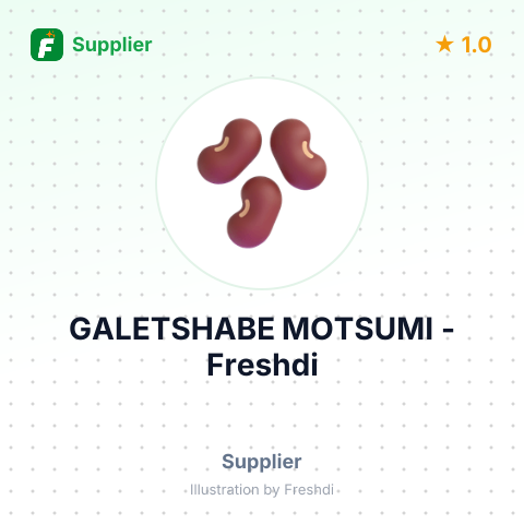 GALETSHABE MOTSUMI – summary card, no photo uploaded yet