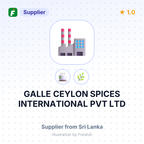 GALLE CEYLON SPICES INTERNATIONAL PVT LTD – summary card, no photo uploaded yet
