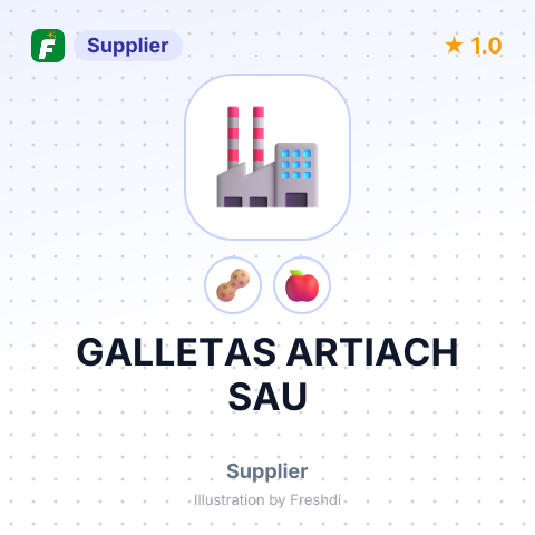 GALLETAS ARTIACH SAU – summary card, no photo uploaded yet