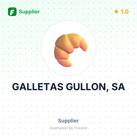 GALLETAS GULLON, SA – summary card, no photo uploaded yet