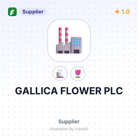 GALLICA FLOWER PLC – summary card, no photo uploaded yet