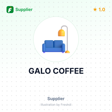 GALO COFFEE – summary card, no photo uploaded yet