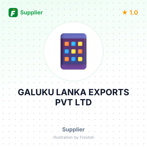 GALUKU LANKA EXPORTS PVT LTD – summary card, no photo uploaded yet