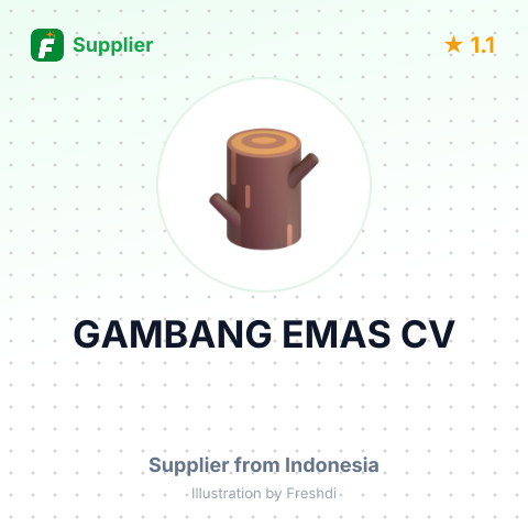 GAMBANG EMAS CV – summary card, no photo uploaded yet