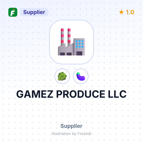 GAMEZ PRODUCE LLC – summary card, no photo uploaded yet