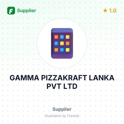 GAMMA PIZZAKRAFT LANKA PVT LTD – summary card, no photo uploaded yet