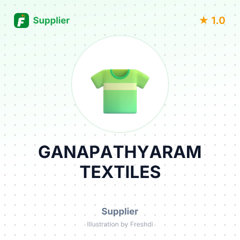 GANAPATHYARAM TEXTILES – summary card, no photo uploaded yet