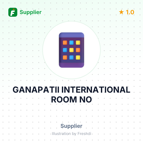 GANAPATII INTERNATIONAL ROOM NO – summary card, no photo uploaded yet