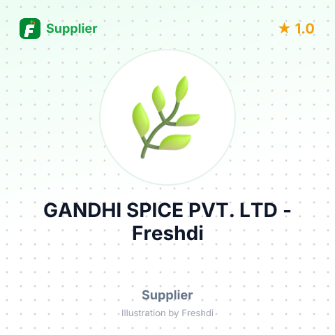 GANDHI SPICE PVT. LTD – summary card, no photo uploaded yet
