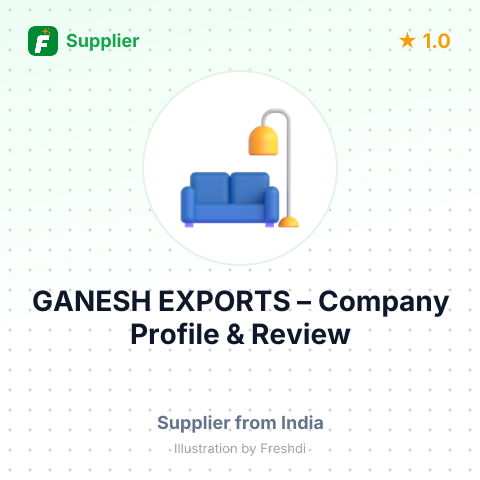 GANESH EXPORTS – summary card, no photo uploaded yet