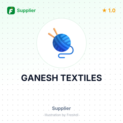 GANESH TEXTILES – summary card, no photo uploaded yet