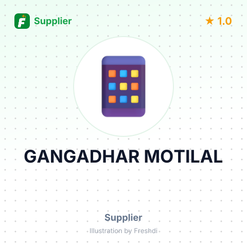 GANGADHAR MOTILAL – summary card, no photo uploaded yet