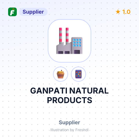 GANPATI NATURAL PRODUCTS – summary card, no photo uploaded yet