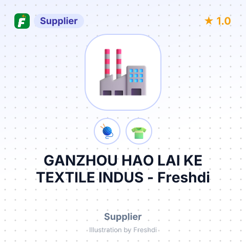 GANZHOU HAO LAI KE TEXTILE INDUS – summary card, no photo uploaded yet