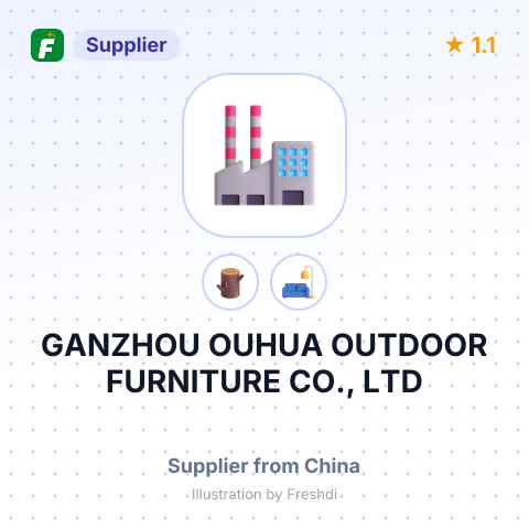GANZHOU OUHUA OUTDOOR FURNITURE CO., LTD – summary card, no photo uploaded yet